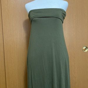 Long Green Skirt